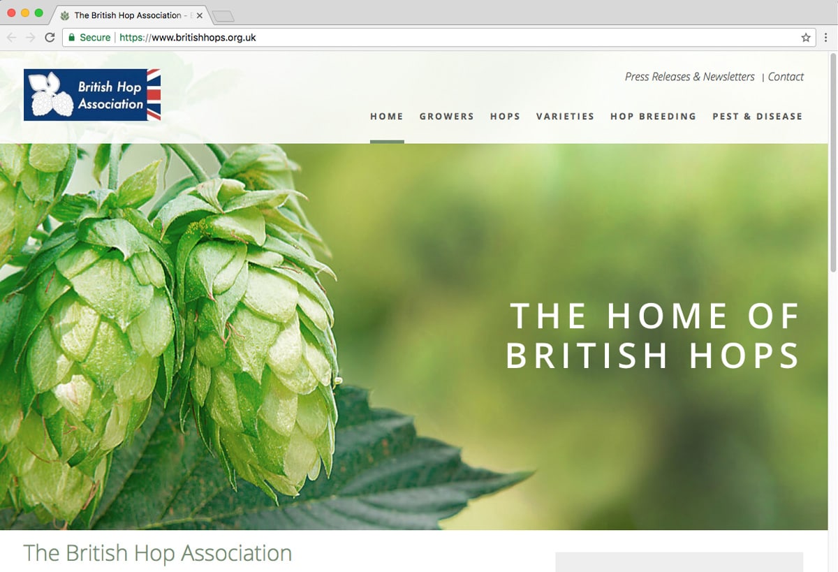 British Hop Association Relaunches Website